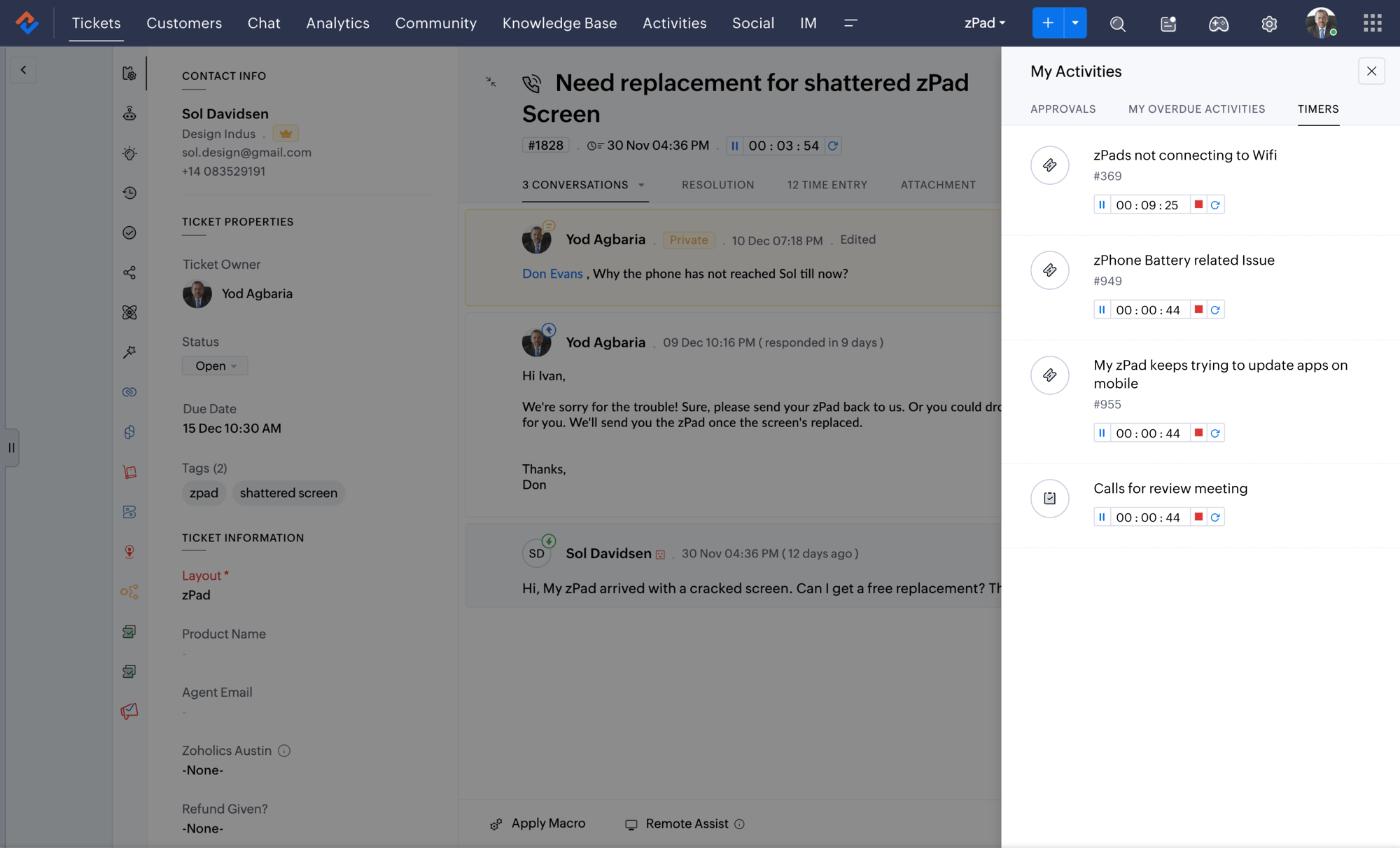 my-active-timers my-active-timers